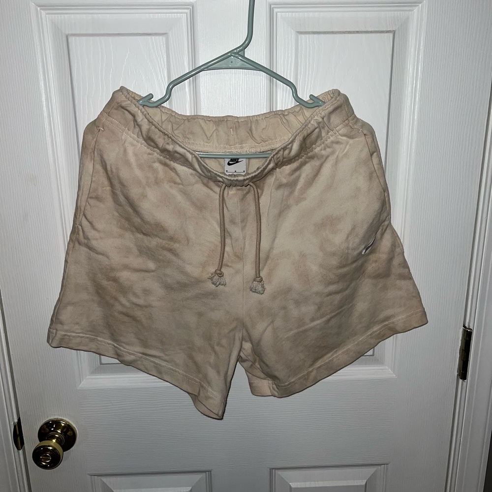 Nike Women's Beige Athletic Shorts